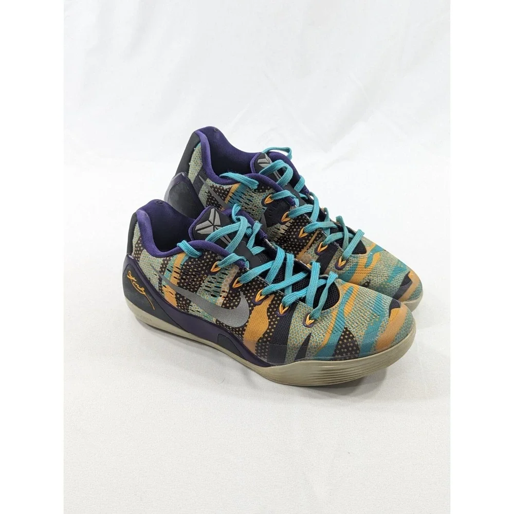 Nike Kobe 9 EM‎ Pop Art Mens Size 9.5 646701-508 Basketball Sneakers NO INSOLES